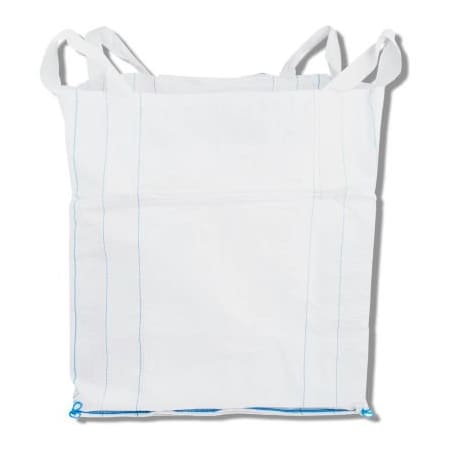 Shop Tough Commercial FIBC Bulk Bags - Open Top, Flat Bottom 2205 Lbs PP, 35 x 35 x 38 - Pack Of 5 GL38U0F-5